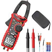 KAIWEETS 206B Digital Pinza Amperimétrica Profesional para medir 600A CA Corriente con 6000 Cuentas- Valor Real…